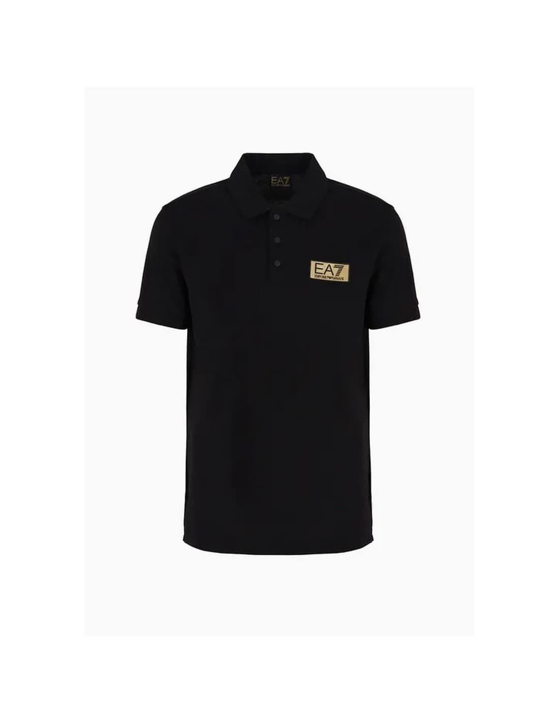 Polo Emporio Armani EA7 3DPF02 PJ5AZ 1200 negro - Imagen 1