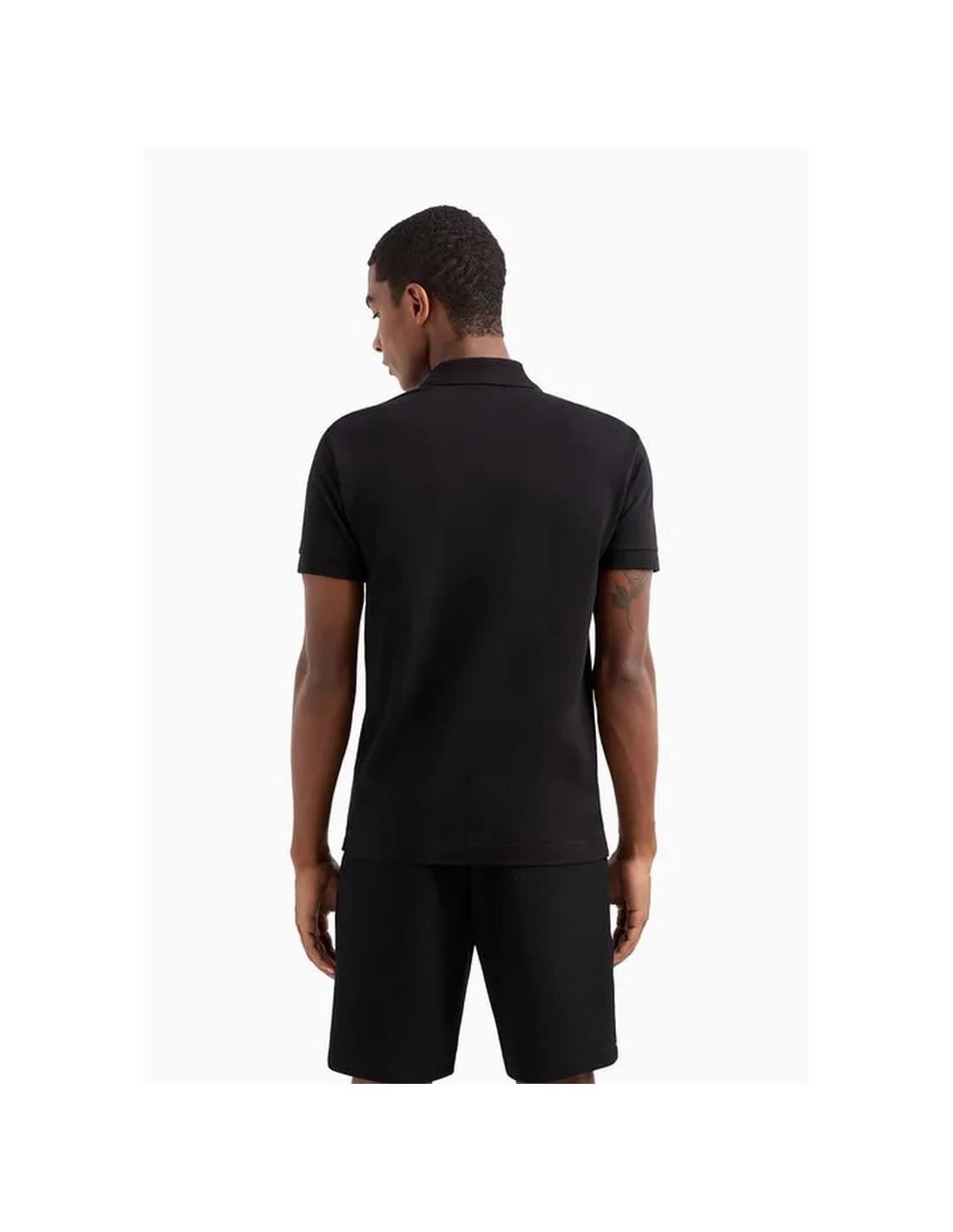 Polo Emporio Armani EA7 3DPF02 PJ5AZ 1200 negro - Imagen 4