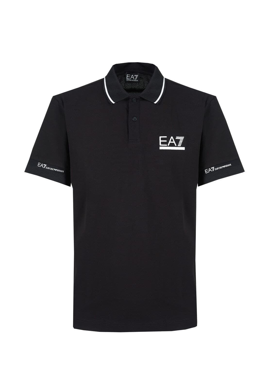 Polo Emporio Armani EA7 3DPF19 PJ04Z 1200 black - Imagen 1