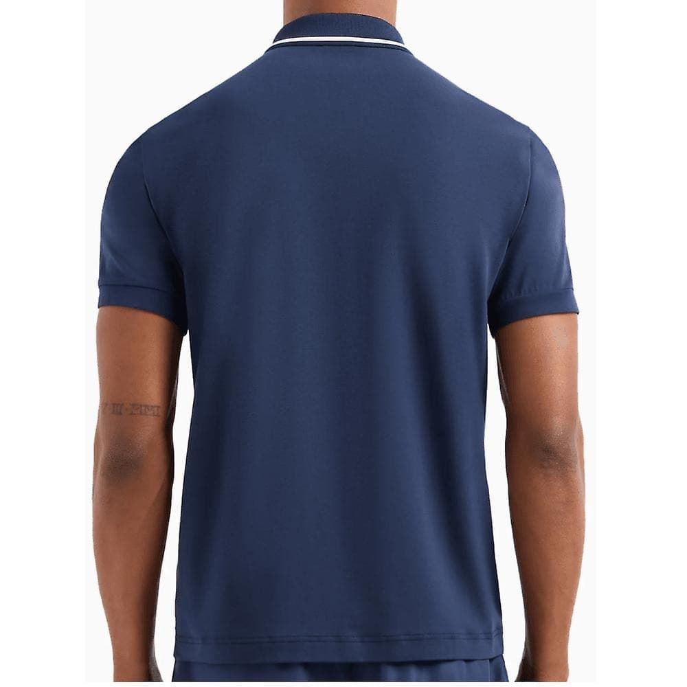 Polo Emporio Armani EA7 3DPF20 PJ03Z 1554 navy blue - Imagen 2