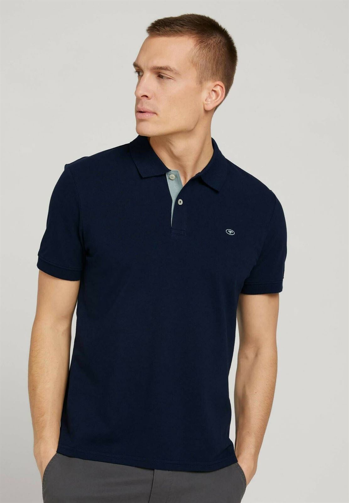 Polo Tom Tailor 1043278 10668 Sky Captain Blue - Imagen 2