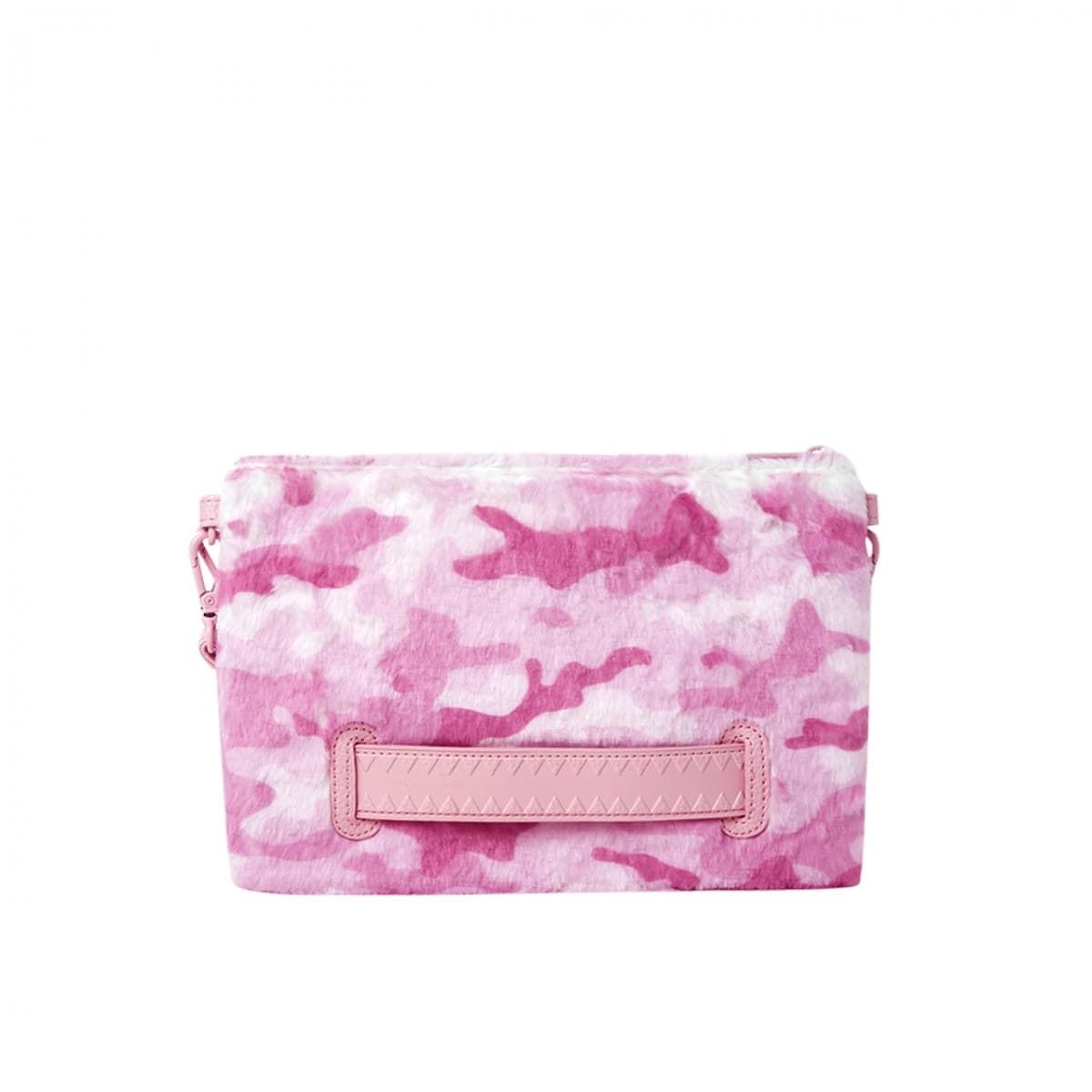 Portafolio Sprayground 910B6870NSZ Pink Fur Camo Pouchette - Imagen 3