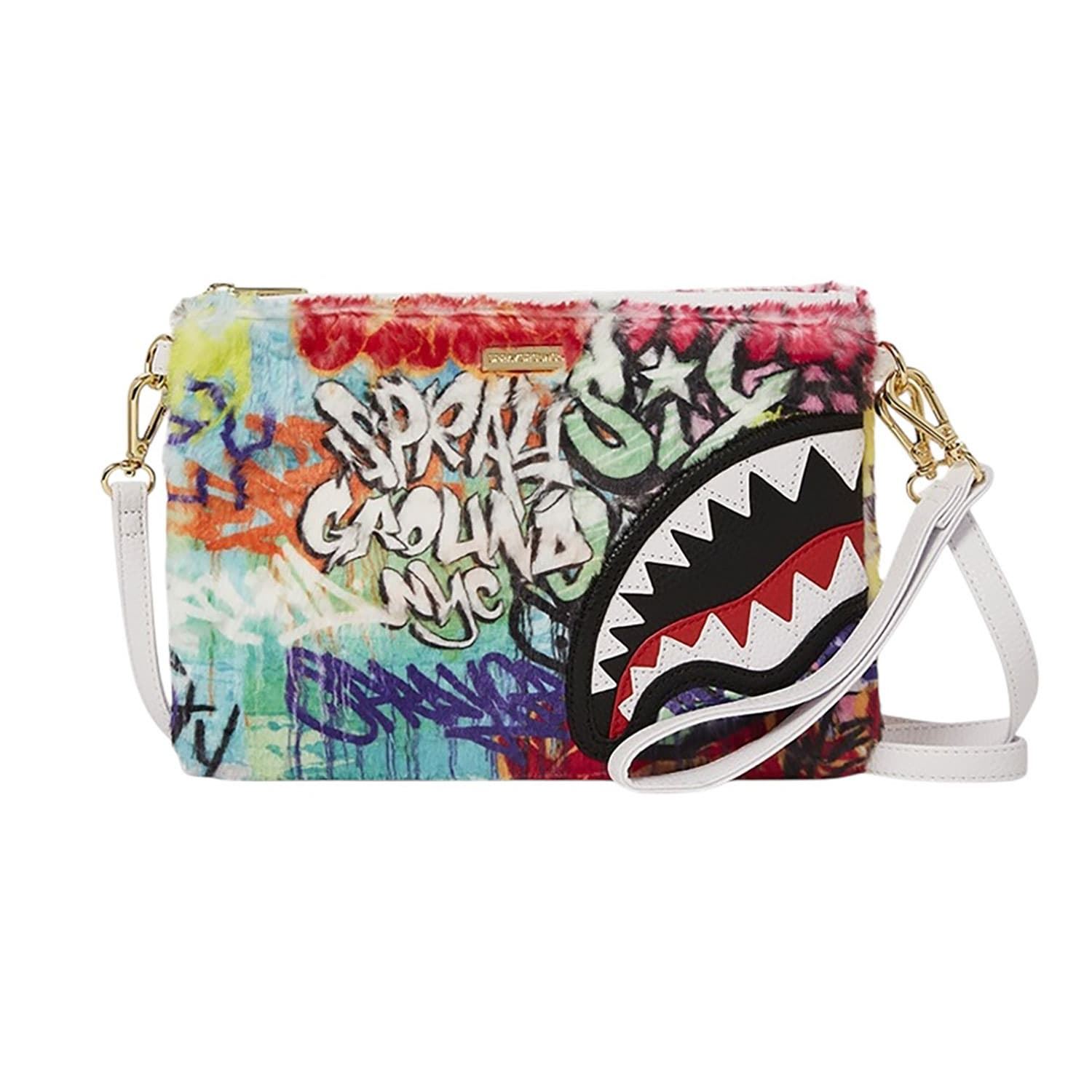 Portafolio Sprayground 910B6920NSZ Fur Graff Pouchette - Imagen 1