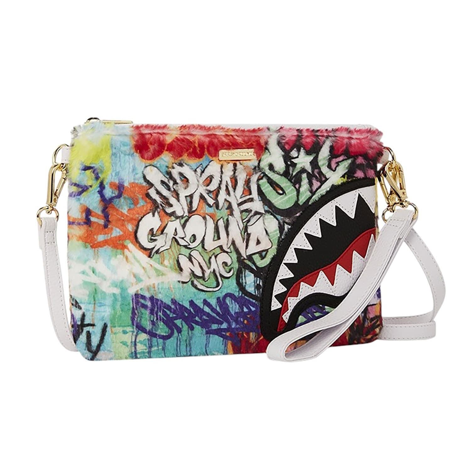 Portafolio Sprayground 910B6920NSZ Fur Graff Pouchette - Imagen 2