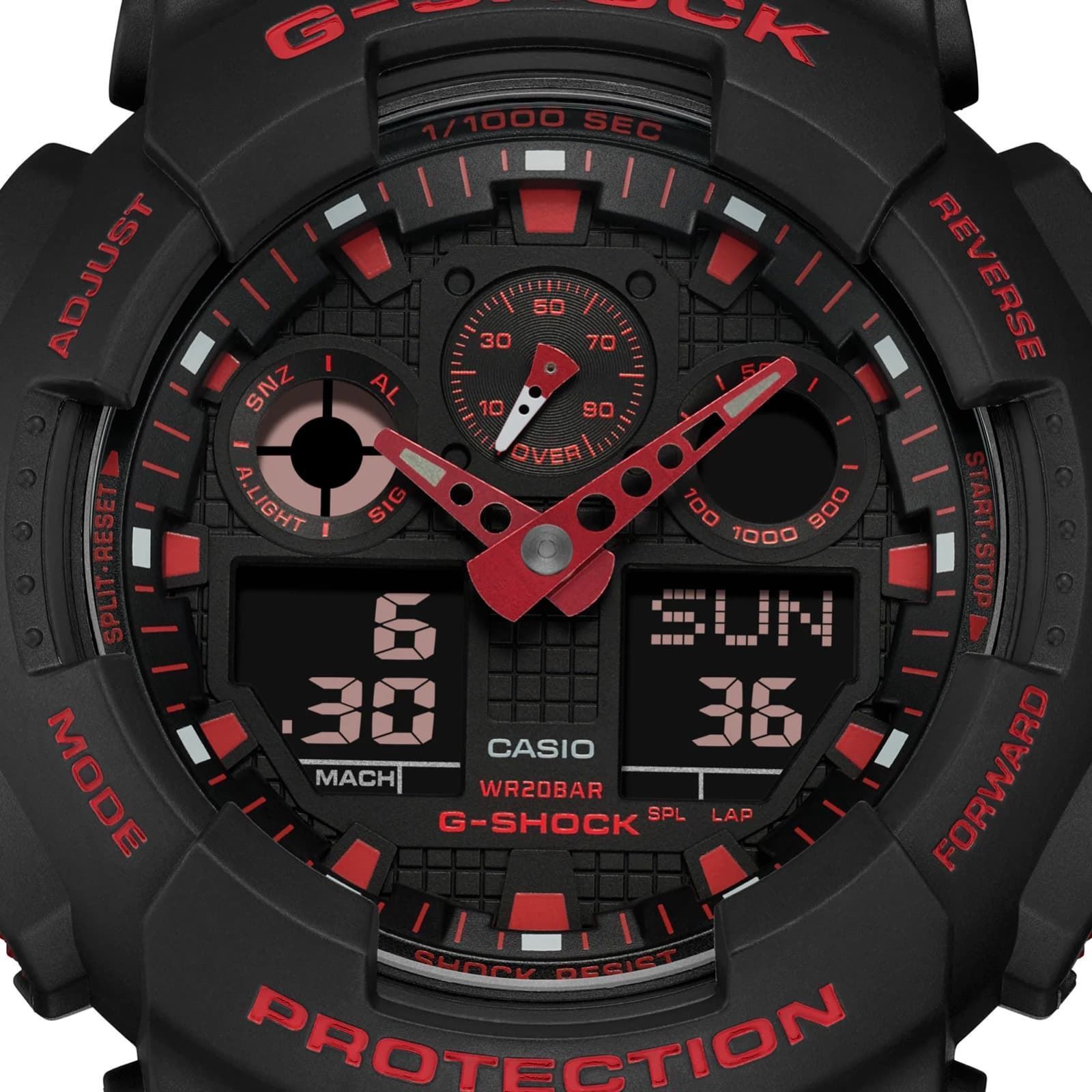 Reloj Casio G-Shock GA-100BNR-1AER - Imagen 6