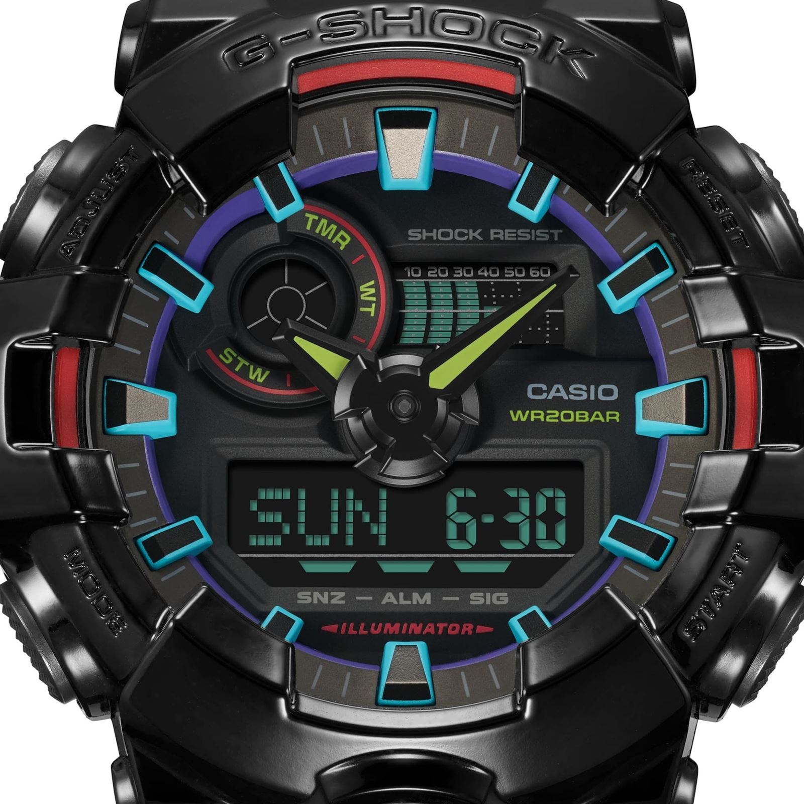 Reloj Casio G-Shock GA-700RGB-1AER - Imagen 6