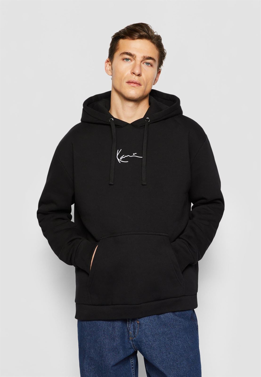 Sudadera con capucha KARL KANI 6021238 KK Small Signature Hoodie black - Imagen 2