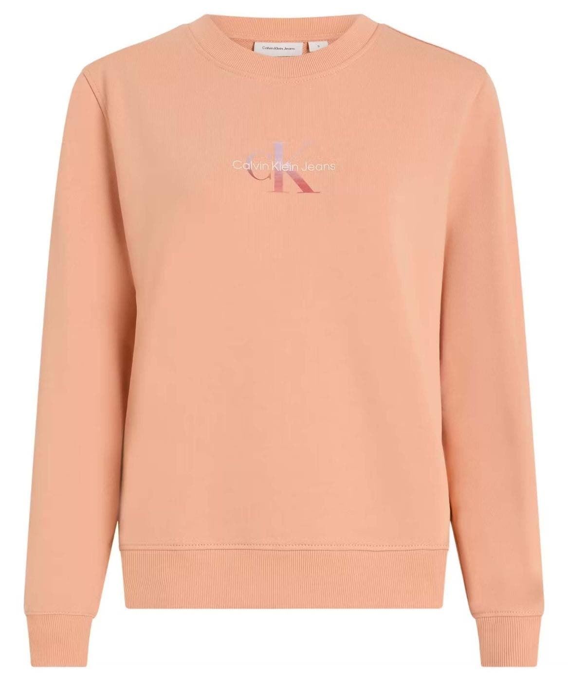 Sudadera Coral Calvin Klein Jeans Dusty Coral - Imagen 1