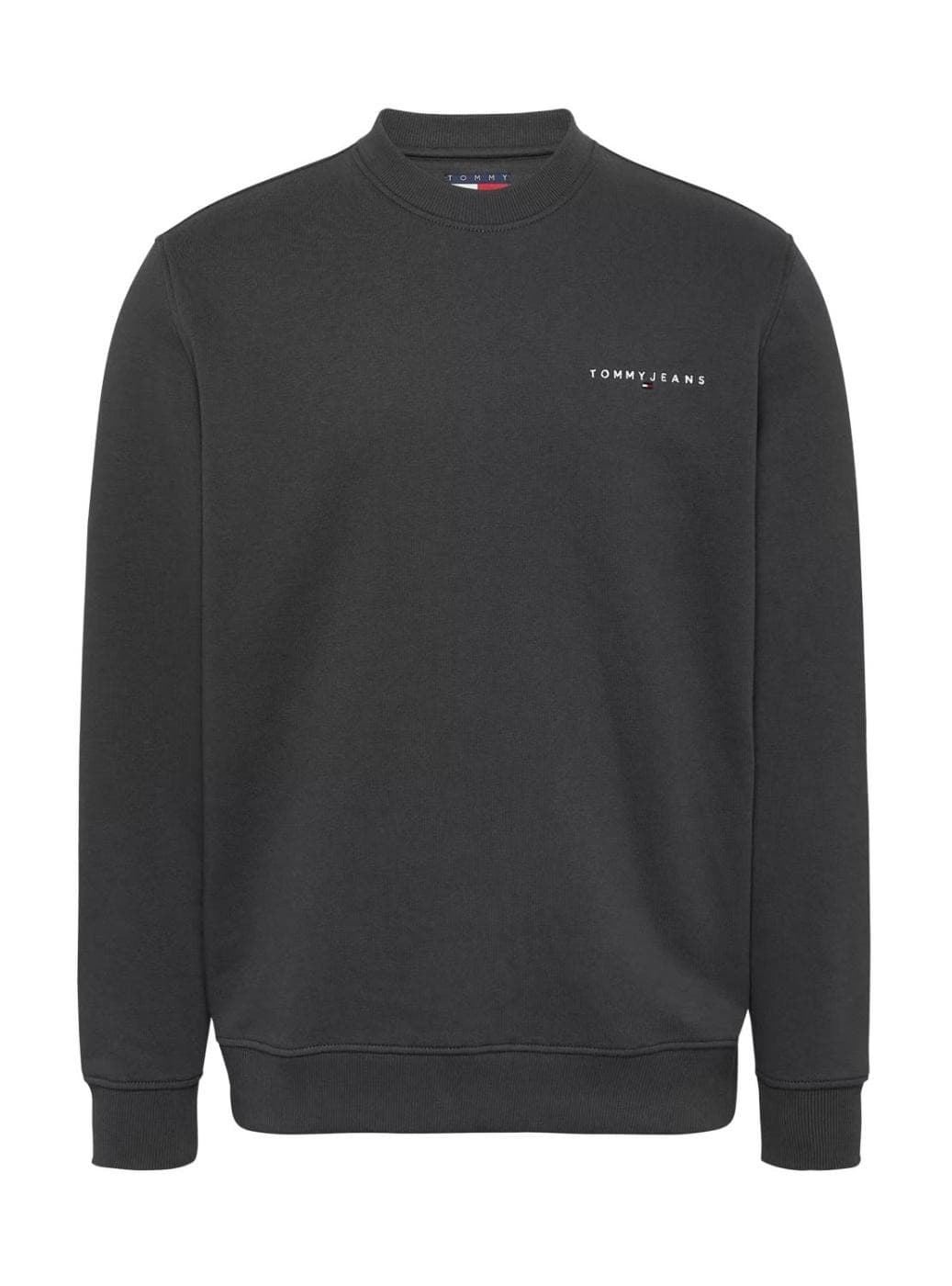 Sudadera Gris Oscuro Tommy Jeans Tjm Reg Linear Crew - Imagen 3