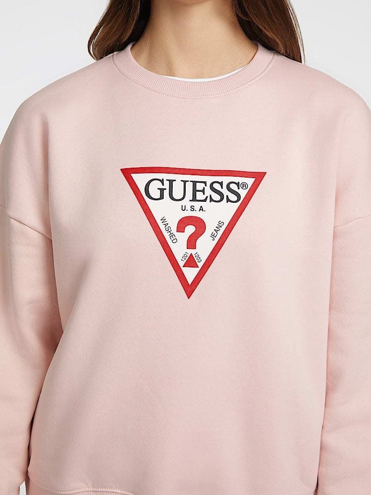 Sudadera mujer Guess W4YQ00KC811 G6R4 rosa - Imagen 4