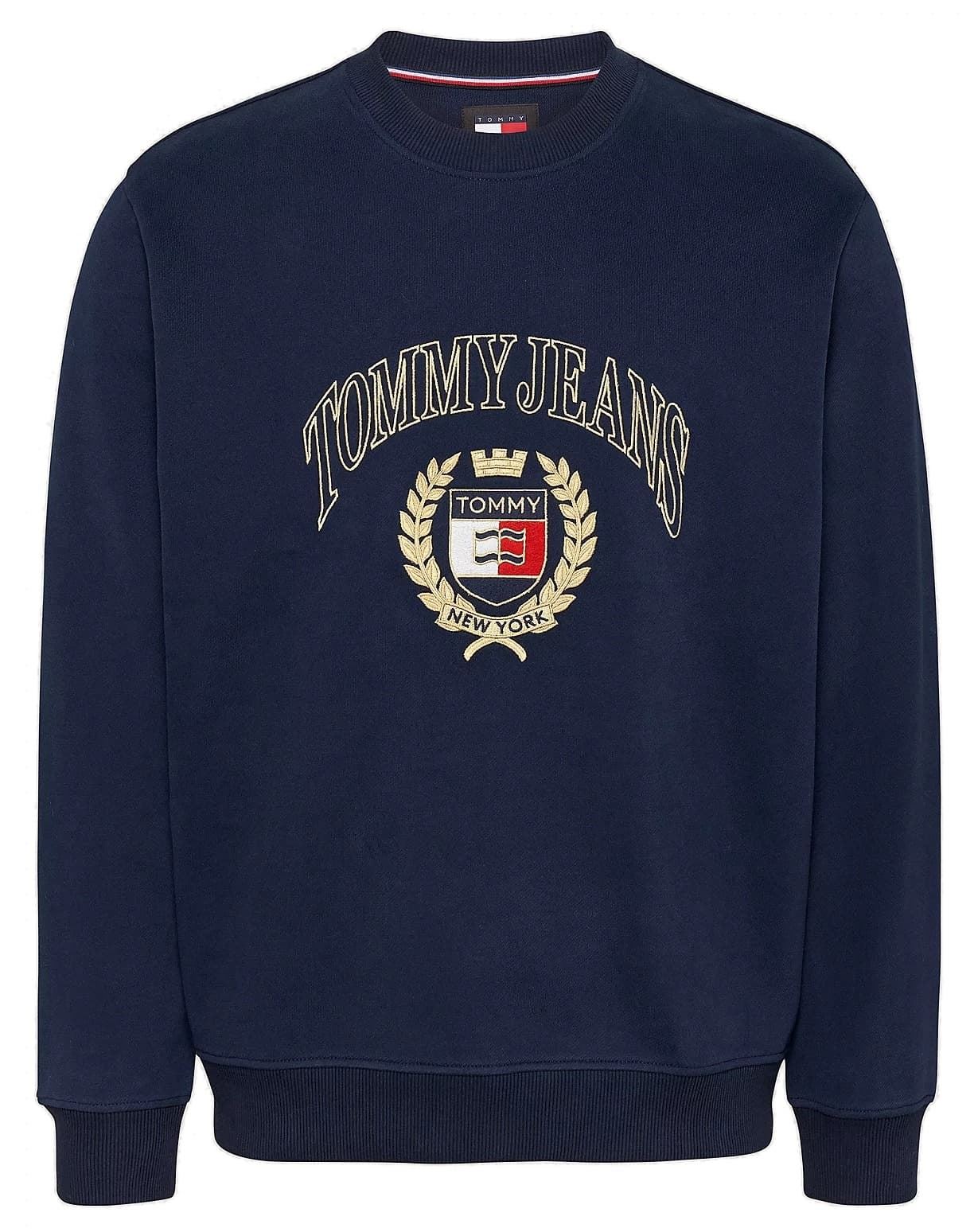 Sudadera Tommy Jeans DM0DM19755 C1G dark night navy - Imagen 1