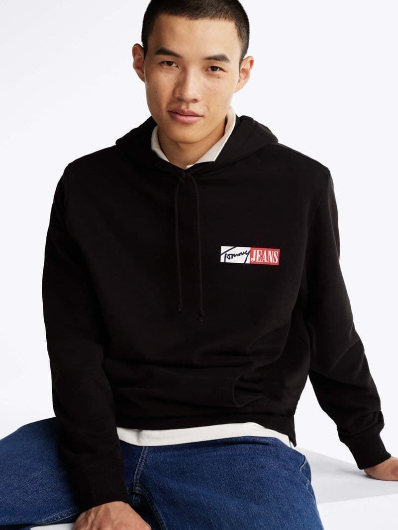 Sudadera Tommy Jeans Tjm Reg Entry Graphic Hoodie Ext DM0DM20257 BDS - Imagen 4