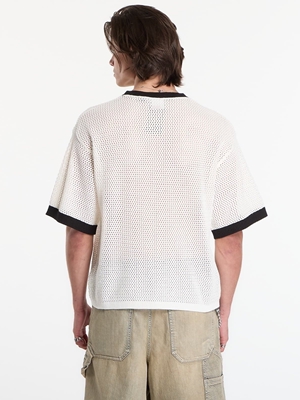 Sueter KARL KANI PD00013976 Cursive Varsity Croc white - Imagen 2