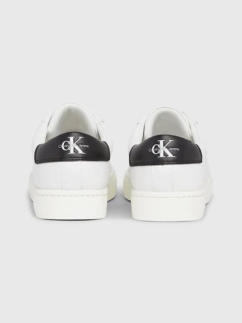 Zapatillas Calvin Jeans Jeans YW0YW01269 YBR Classic CupSole bright white/ black - Imagen 4