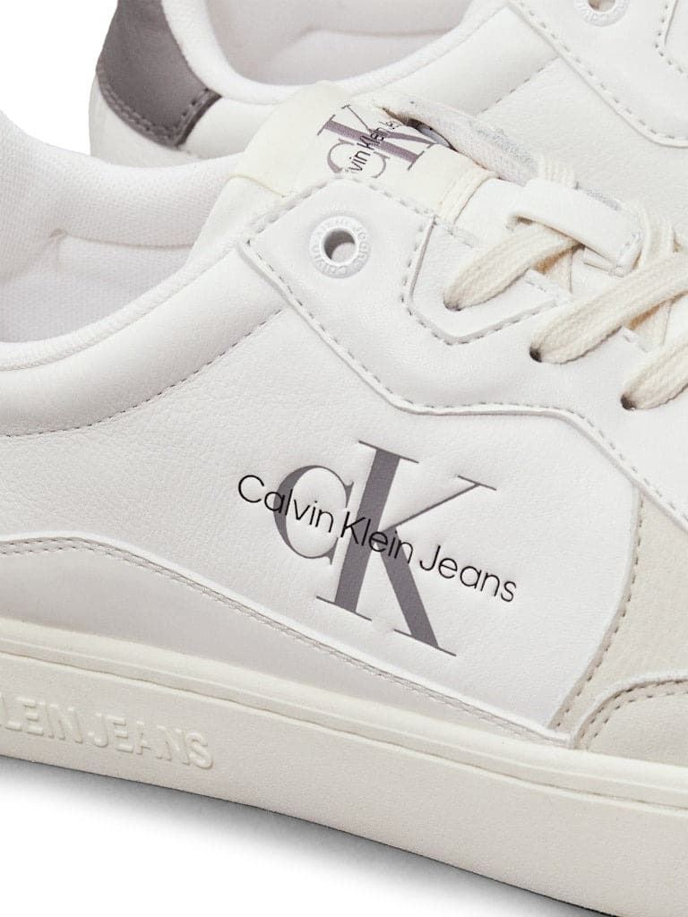 Zapatillas Calvin Klein Jeans YM0YM00885 01U bright white/ Charcoal grey - Imagen 6