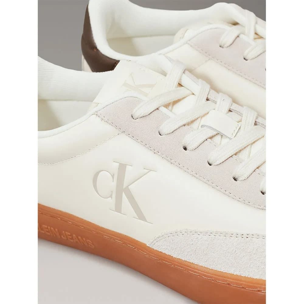 Zapatillas Calvin Klein Jeans YM0YM01272 0GE Classic CupLow Lace Up Creamy white/eggshell - Imagen 4